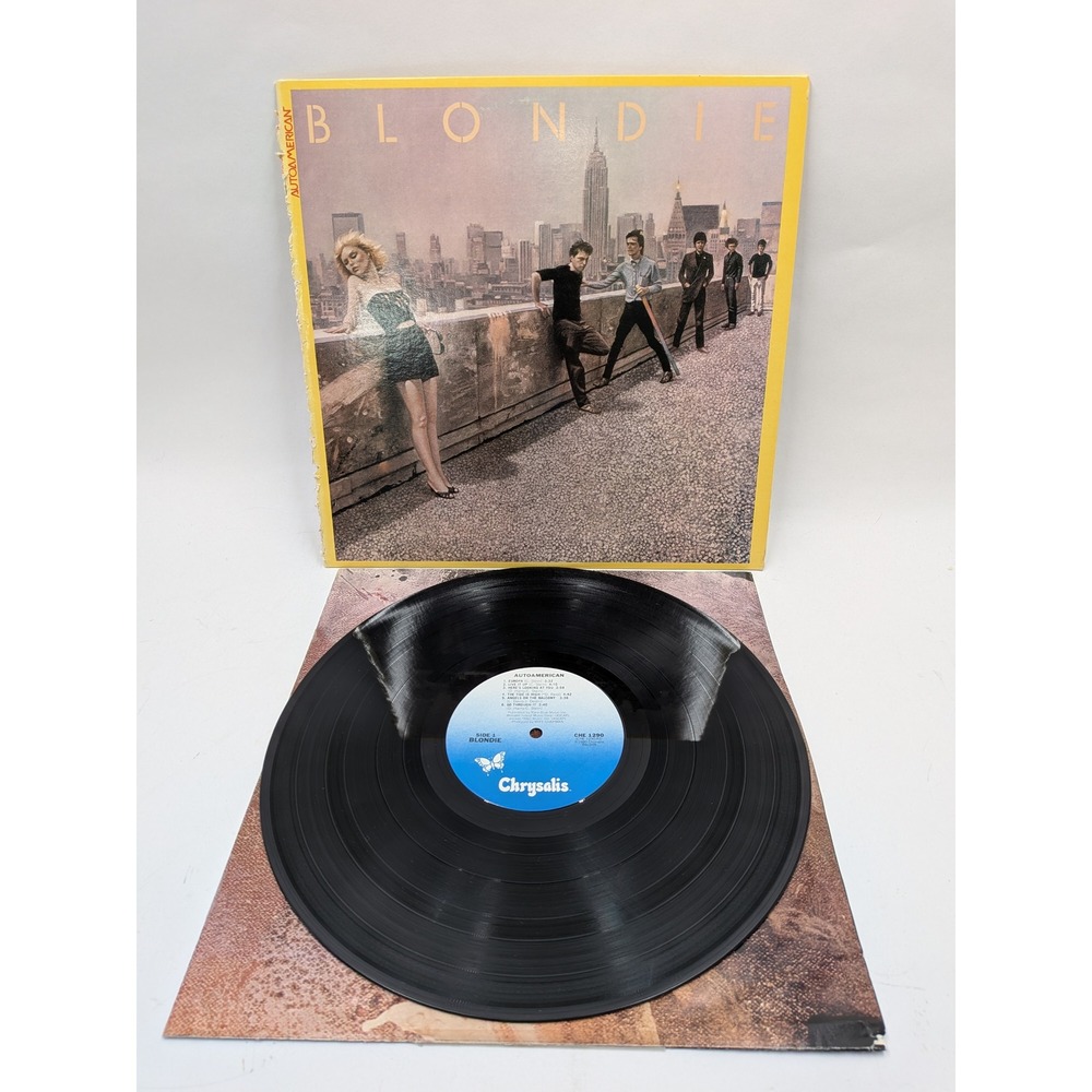 Blondie Autoamerican Vinyl LP 1980 Chrysalis CHE 1290 The Tide Is High Rapture